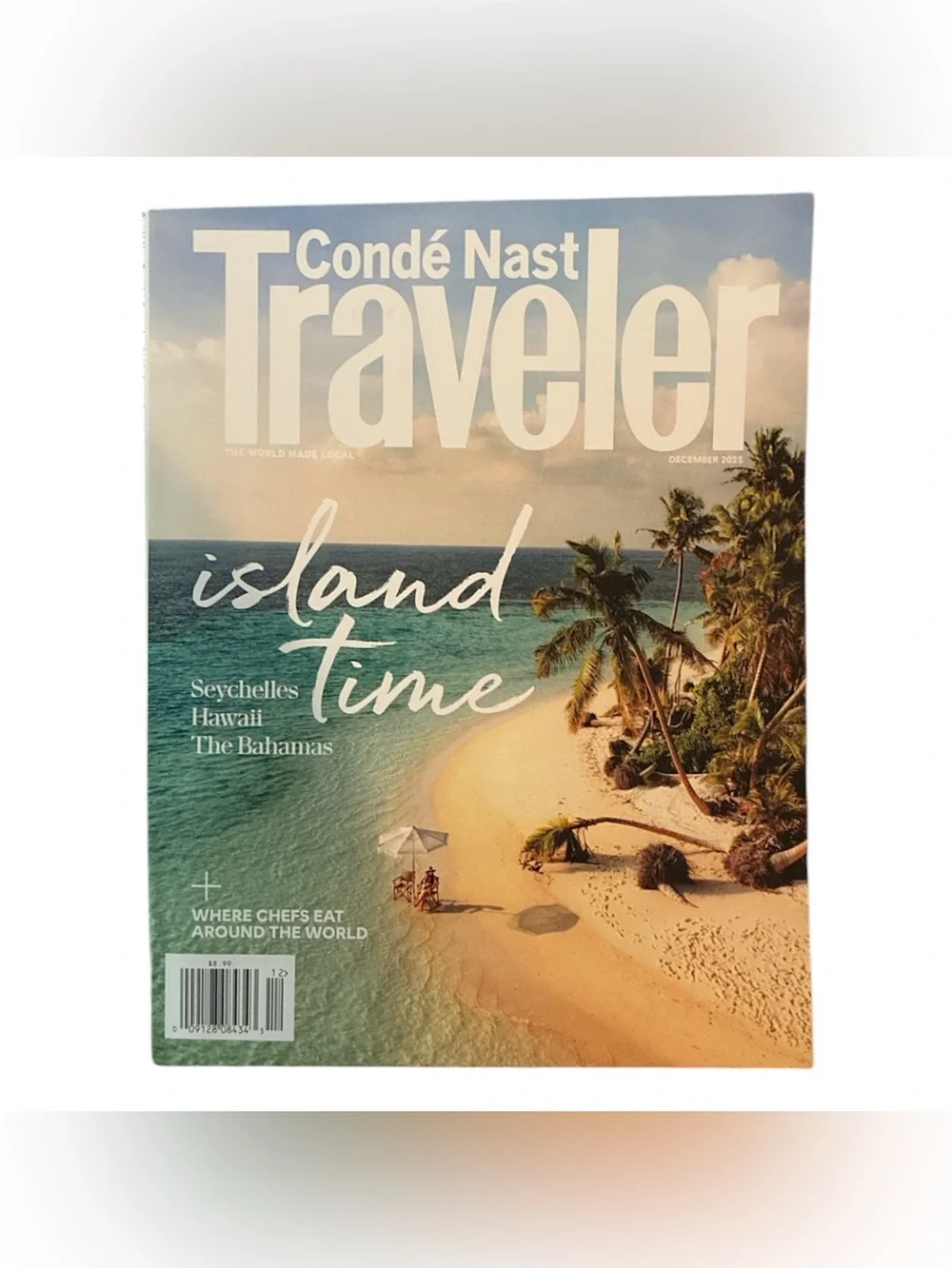 Conde Nast Traveler Magazine December 2025 Island Time Seychelles Hawaii Bahamas